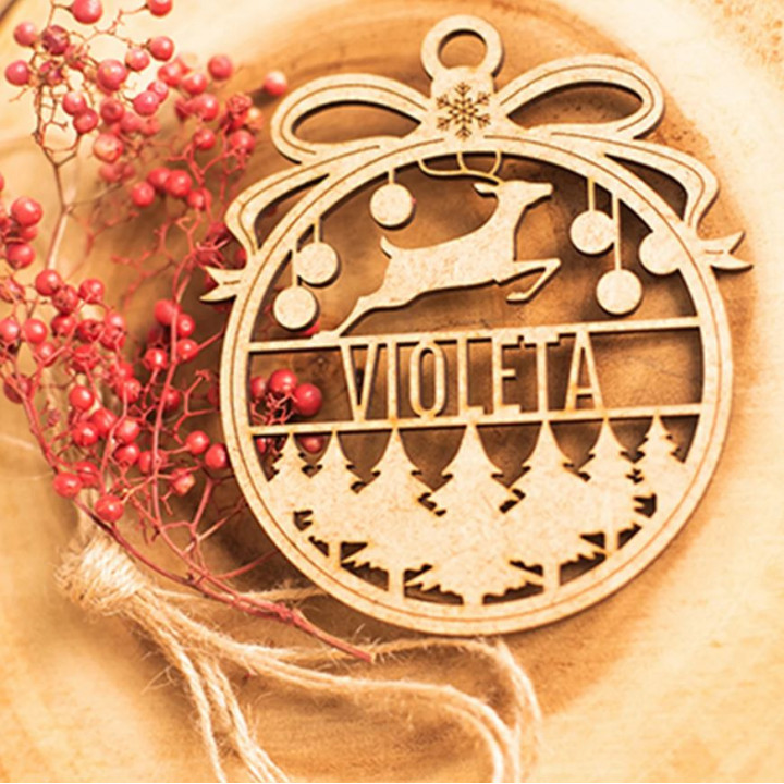 Bola de Navidad decorativa | Adorno navideño elegante - 100% satisfacción