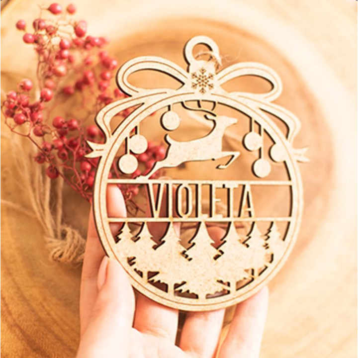 Bola de Navidad decorativa | Adorno navideño elegante - 100% satisfacción