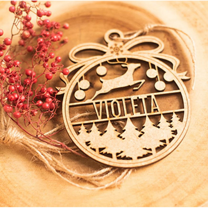 Bola de Navidad decorativa | Adorno navideño elegante - 100% satisfacción