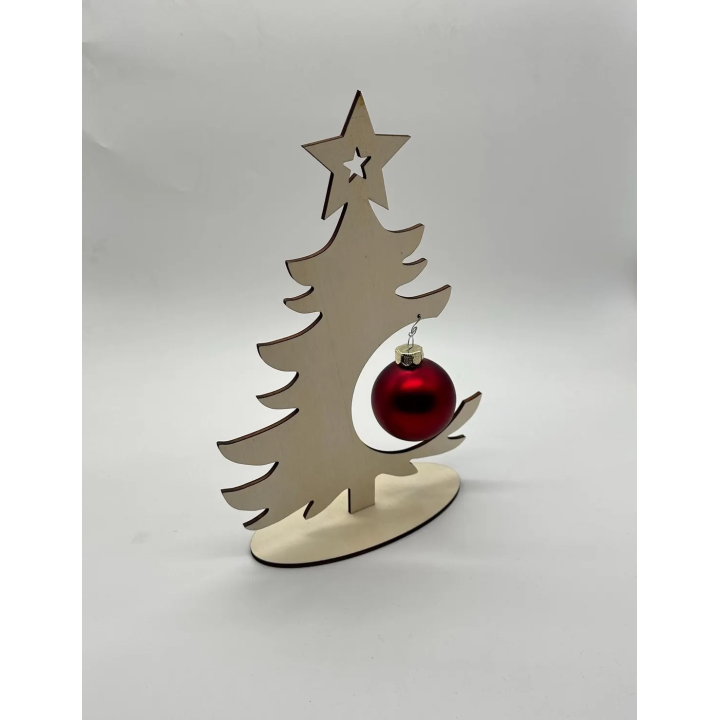 árbol para pintar navideño