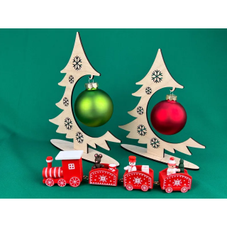 Árbol de Navidad Decorativo de Madera – Ideal para Adornos y Decoración Navideña