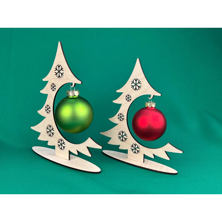 Árbol de Navidad Decorativo de Madera – Ideal para Adornos y Decoración Navideña