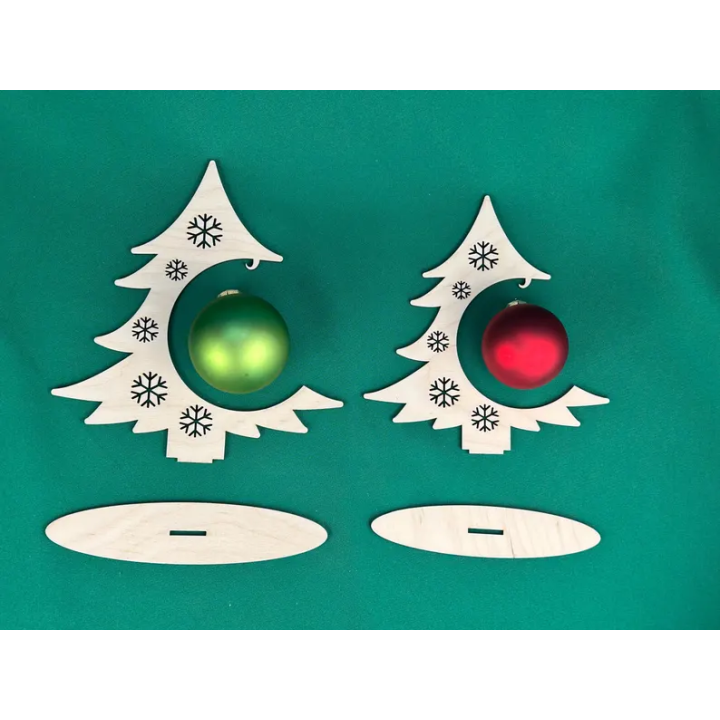 Árbol de Navidad Decorativo de Madera – Ideal para Adornos y Decoración Navideña