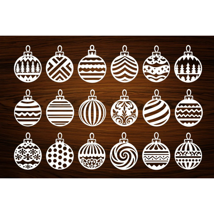 Bola de Navidad de Madera – Decoración Navideña Natural y Elegante